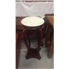 Image 1 : Marble Top Plant Stand