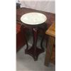 Image 2 : Marble Top Plant Stand