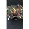 Image 3 : Signed Large Art Glass Vase 12"t x 18"w