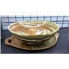 Image 1 : Bowl And Tray Made From Stone The Ore Cart Rock Shop Bowl 12" Tray 12"