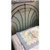 Image 3 : 2-twin Wrought Iron Beds Complete With New Box Spring and Mattresses.