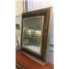 Image 1 : Large Antiqued Beveled Mirror In Hand Painted Frame.  European Crossroads by John Richard 35.5"w x 3