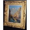 Image 1 : Duprat Venetian Original Oil Painting Albert Duprat (1882-1974) Was An Accomplished  Venetian Painte