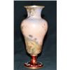 Image 4 : Enamel Setting Lady  Vases Antique French Gilt Metal Mounted And  Hand-painted Enamel Vase. It Has B