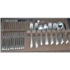 Image 1 : Towle 67 Piece Sterling Sliver Flatware Set In 1941 Pattern Silver Flutes  A Beautiful Sterling Silv