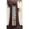 Image 3 : Carved Oak Wall Combination Thermometer/barometer