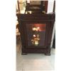 Image 1 : Small Lighted Curio Cabinet 41 in tall and 30 in wide 18 1/2 deep