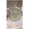 Image 1 : Large Crystal Covered Dish 10 in tall