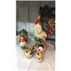 Image 1 : 4pc Ceramic Rooster Set