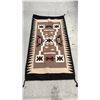 Image 1 : 100% Wool Navajo Design Indian Rug 32''x64''