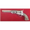 Image 2 : Colt 1851 Navy Revolver Engraved Silver & Gold Plated With Tiffany Style Figural Grips Matching Numb