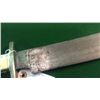 Image 3 : Very Large Bowie Marked on Hilt J.T. Pepper and on other side B. Hall Dated 1860. 21 3/4''  Long