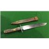 Image 5 : George Butler Bowie with Stag Grips and Original Sheath. 8 1/2'' Blade. 13'' Overall