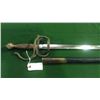 Image 1 : Victorian Sword with Elaborate Handle & Hilt w with Original Sheath