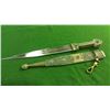 Image 1 : Dagger with Sheath Set with Green Jewels