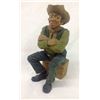 Image 1 : Carved Cowboy By Emil Janel Dated 1929