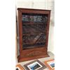 Image 1 : Oak Wall Display Cabinet 42 1/2''T x 27'' W x 9''D