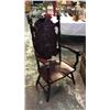 Image 1 : Heavily Carved Arm Chair