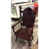 Image 2 : Heavily Carved Arm Chair
