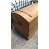 Image 3 : Early Pine Emigrant Trunk with Drawer Dovetail Construction. 38 1/2'' W x 26''T x  22''D
