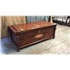 Image 1 : Cedar Line Cedar Chest with Copper Overlay 18''T x 47''W x 22''D