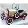 Image 1 : 1930's Buick Pedal Car with Spring Suspension Enamel Radiator Emblem & Radiator Cap. Broken  wing on