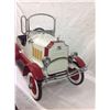 Image 3 : 1930's Buick Pedal Car with Spring Suspension Enamel Radiator Emblem & Radiator Cap. Broken  wing on