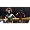 Image 1 : 2-hand Made Indian Dancer Dolls Approx 8''t