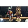 Image 1 : 2-hand Made Indian Dancer Dolls Approx 12''t