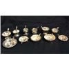 Image 1 : 11 Sterling Marked Salt dips With Spoons All Pieces Marked Sterling