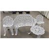 Image 1 : 4pc Iron Patio Set