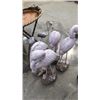 Image 1 : 6 Concrete Flamingos