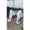 Image 1 : Pair of Aluminum Elephant Heads Approx 6ft Tall