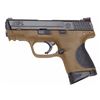 Image 1 : Smith & Wesson 10191 M& P Compact Double 9mm Luger 3.5" 12+1 Flat Dark Earth Polymer Grip Black Armo