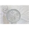 Image 3 : LARGE HEAVY CUT CRYSTAL VASE AND PITCHER