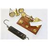 Image 2 : THREE BRASS GOLD SCALES