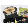 Image 2 : LOT OF METAL HARLEY SIGNS KEY HOLDER AND TIN