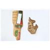 Image 1 : TWO CARVED NATIVE PIECES