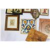 Image 3 : LOT OF SMALL MINIATURE PICTURES AND SILHOUETTES