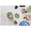 Image 4 : TWO BOXES OF COLLECTIBLES HORN CHINA MINIATURES ETC
