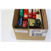 Image 2 : BOX OF HO SCALE TRAINS BOX CARS CONTROLLER AND TRACK