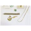 Image 3 : TWO BOXES OF JADE AND OTHER JEWELLRY