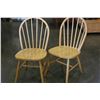 Image 1 : PAIR OF MAPLE HOOPBACK CHAIRS
