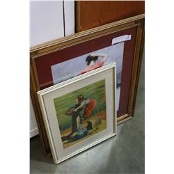 TWO FRAMED PICTURES