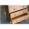 Image 4 : PINE 5-DRAWER HIGHBOY DRESSER