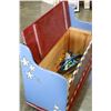Image 3 : HAND PAINTED STORAGE BENCH