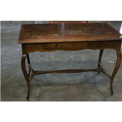 ANTIQUE 1-DRAWER HALL TABLE