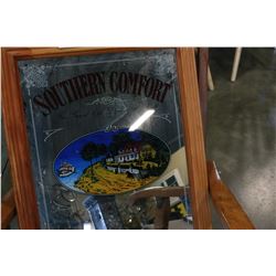 SOUTHERN COMFORT MIRRORED PRINT AND FAMILY COLLAGE FRAME