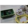 Image 1 : CHINA PLATTER AND CUPS AND SAUCERS