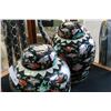 Image 2 : PAIR OF LARGE GINGER JARS WITH LIDS